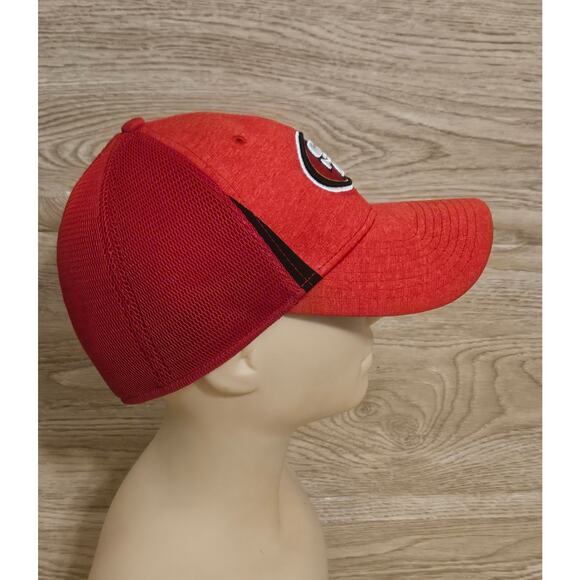 New Era Scarlet San Francisco 49ers 39THIRTY Flex Hat Cap Mens Large / XLarge - Picture 3 of 8